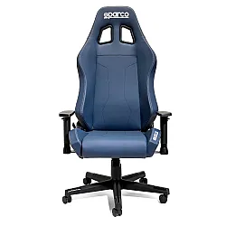 Sparco Coach Bureaustoel - Blauw / Grijs