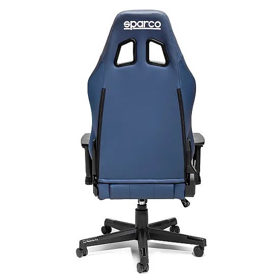 Sparco Coach Bureaustoel - Blauw / Grijs