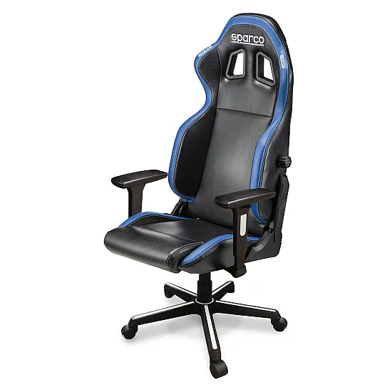 Sparco Icon Gaming / Bureaustoel - Zwart / Blauw