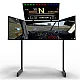 Next Level Racing Elite Quad Monitorstandaard - Carbon Grijs