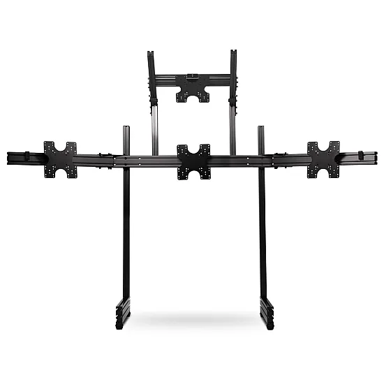 Next Level Racing Elite Quad Monitorstandaard - Carbon Grijs