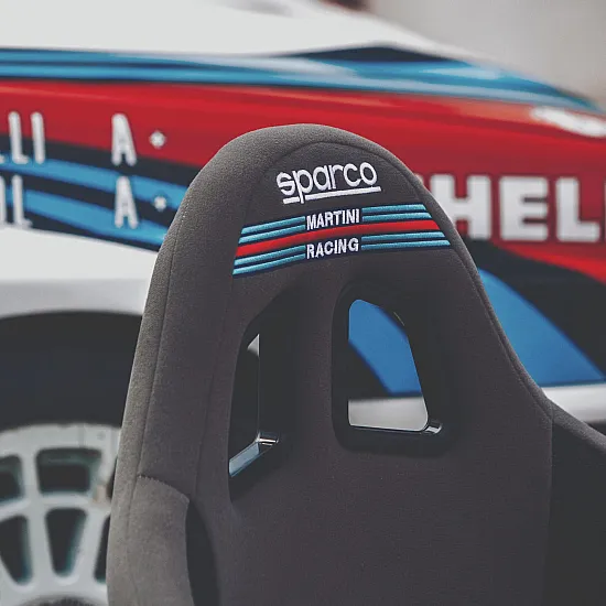 Sparco Stoel PRO 2000 QRT Martini Racing - Grijs