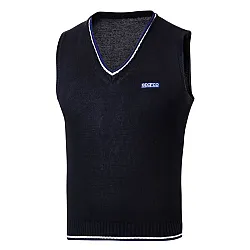 Sparco Katoenen Vest - Marineblauw
