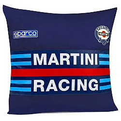 Martini Racing Replica Katoenen Kussen - Marineblauw