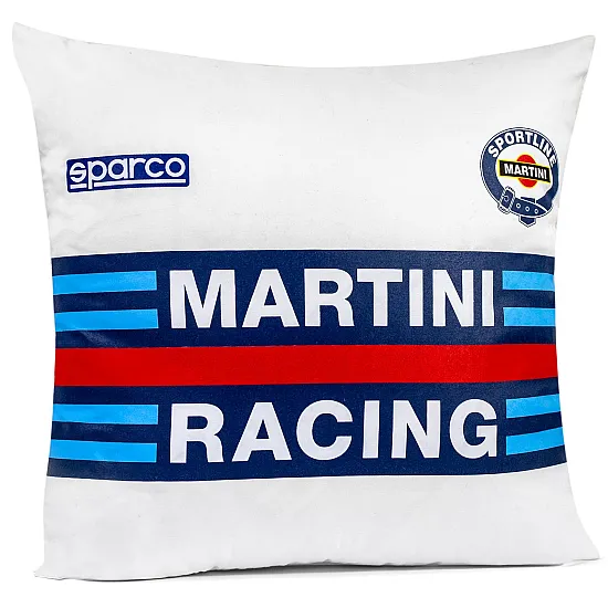 Martini Racing Replica Katoenen Kussen - Wit