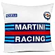 Martini Racing Replica Katoenen Kussen - Wit