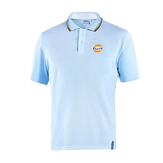 Gulf Polo Piquet - Lichtblauw