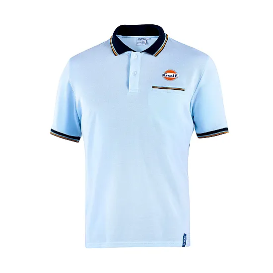 Gulf Polo Piquet Zak - Lichtblauw