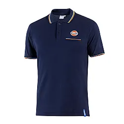 Gulf Polo Piquet Zak - Navy Blauw