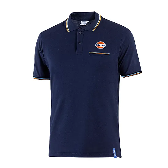 Gulf Polo Piquet Zak - Navy Blauw