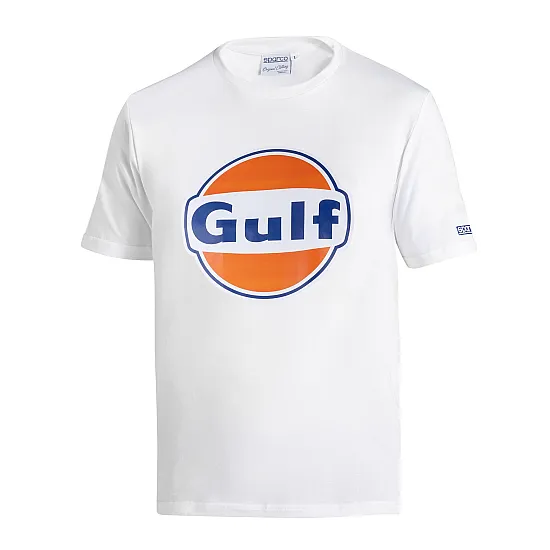 Gulf T-shirt van Sparco - Wit