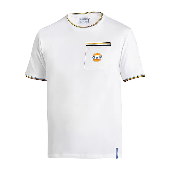 Gulf T-Shirt Pocket - Wit