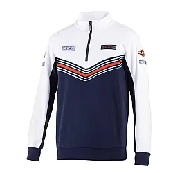 Half Zip Sweatshirt Martini Racing - Zwart en Wit