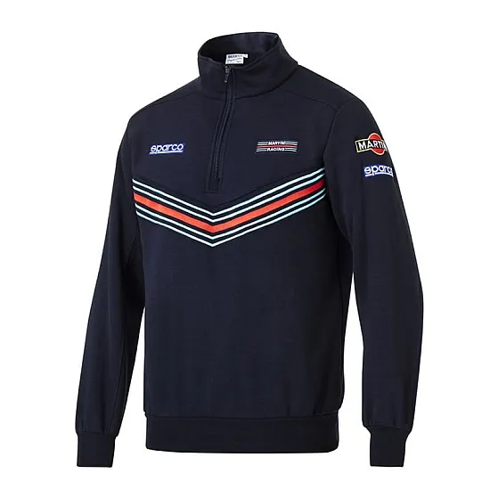 Half Zip Sweatshirt Martini Racing - Navy Blue