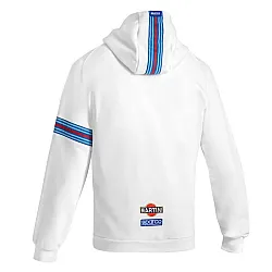 Hooded Full Zip Martinig Racing MY25 - Wit