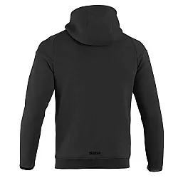 Hooded Full Zip Sweatshirt Sparco - Zwart