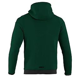 Hooded Full Zup Sweatshirt Sparco - Groen