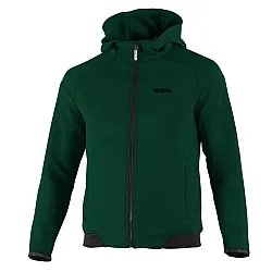 Hooded Full Zup Sweatshirt Sparco - Groen
