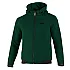 Hooded Full Zup Sweatshirt Sparco - Groen