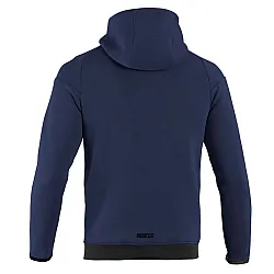 Hooded Full Zip Sweatshirt Sparco - Navy Blue