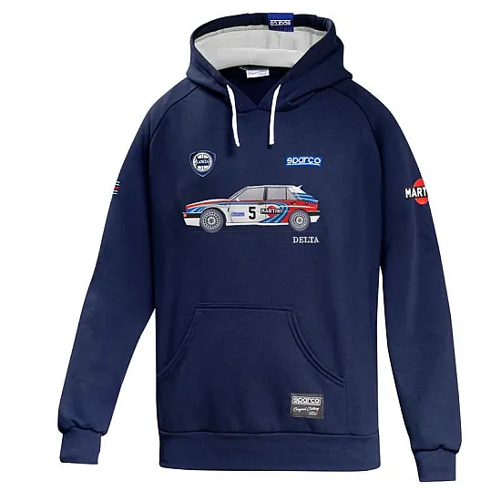 Hoodie Lancia Delta Martini Racing - Donkerblauw