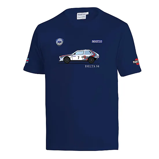 Hoodie Lancia Delta S4 Martini Racing - Navy Blue