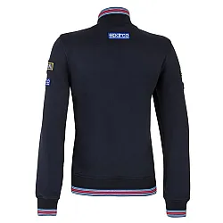 Dames Sweatshirt met Rits - Navy Blue