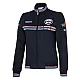 Dames Sweatshirt met Rits - Navy Blue