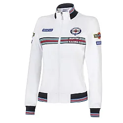 Dames Sweatshirt met Rits - Wit
