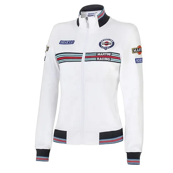 Dames Sweatshirt met Rits - Wit
