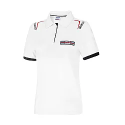 Dames Martini Racing Polo van Sparco - Wit