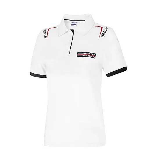 Dames Martini Racing Polo van Sparco - Wit