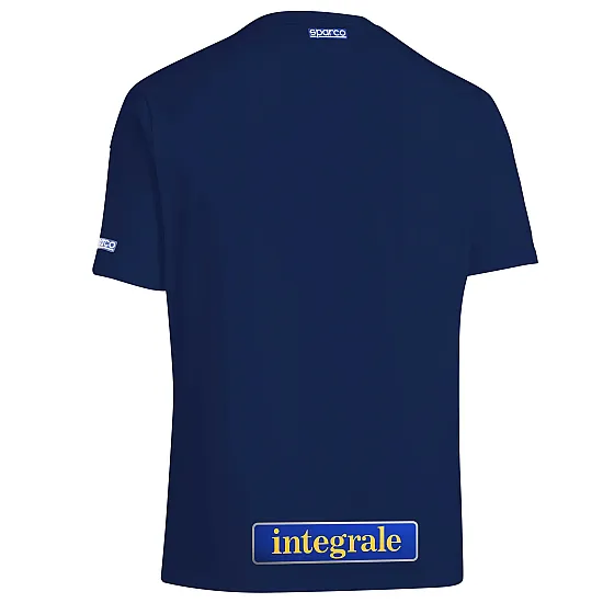 Lancia Delta HF T-shirt - Marineblauw / Geel