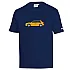 Lancia Delta HF T-shirt - Marineblauw / Geel