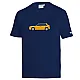 Lancia Delta HF T-shirt - Marineblauw / Geel