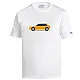 Lancia Delta HF T-Shirt - Wit / Geel