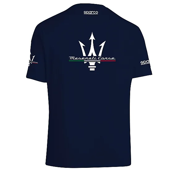 Maserati T-shirt van Sparco - Navy Blue