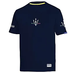 Maserati T-shirt van Sparco - Navy Blue