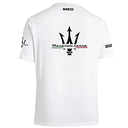 Maserati T-shirt van Sparco - Wit