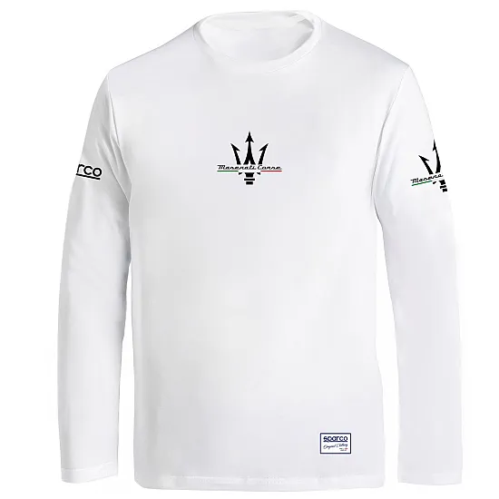Long Sleeve T-Shirt Maserati - Wit
