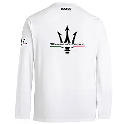 Long Sleeve T-Shirt Maserati - Wit