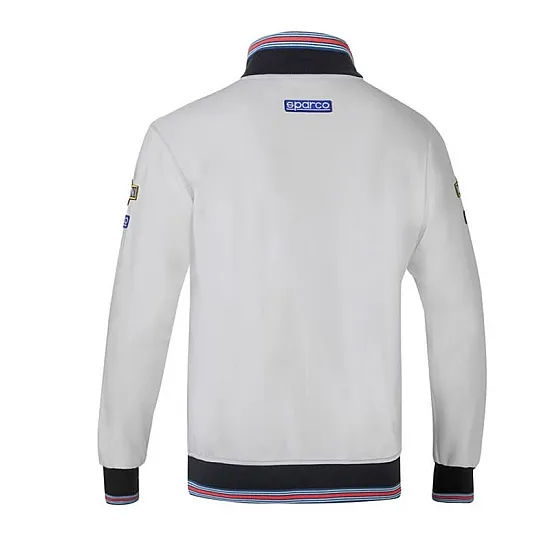 Heren Full Zip Sweatshirt Martini Racing - Grijs