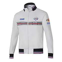 Heren Full Zip Sweatshirt Martini Racing - Grijs