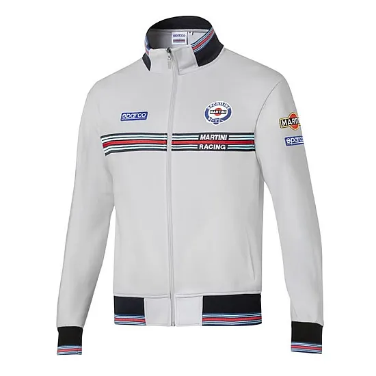 Heren Full Zip Sweatshirt Martini Racing - Grijs