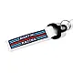 Leren Sleutelhanger Martini Racing - Wit