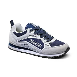 Sparco S-Road Schoenen - Beige / Marineblauw