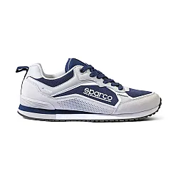 Sparco S-Road Schoenen - Beige / Marineblauw