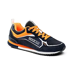 Sparco S-Road Schoenen - Marineblauw / Fluorescerend Oranje