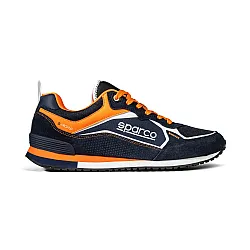 Sparco S-Road Schoenen - Marineblauw / Fluorescerend Oranje