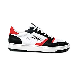 Sparco S-Urban Schoenen - Wit / Zwart / Rood